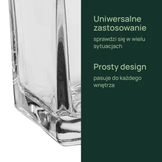 Pojemniki dekoracyjne, na świeczki i tealighty Kano 6 x 8 cm