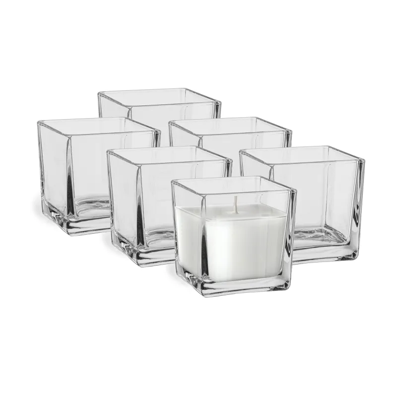 Pojemniki dekoracyjne, na świeczki i tealighty Kano 6 x 8 cm