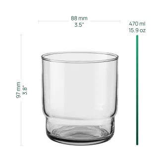 Szklanka niska Nest 420 ml