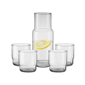 Zestaw do napojów - karafka i szklanki Nest