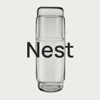 Zestaw do napojów - karafka i szklanki Nest