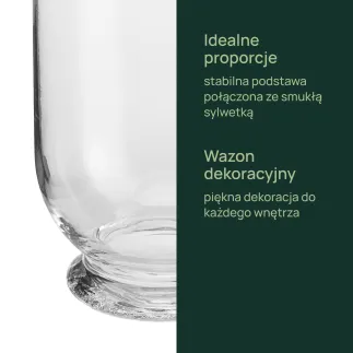 Wazon dekoracyjny, lampion Domina 25 cm