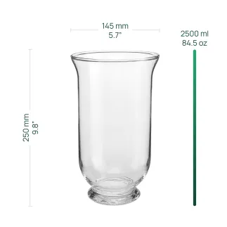 Wazon dekoracyjny, lampion Domina 25 cm