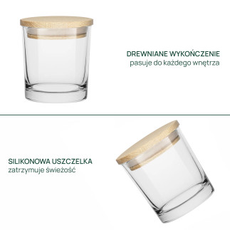 Pojemniki na przyprawy z deklami Eco Storage 3 x 245 ml